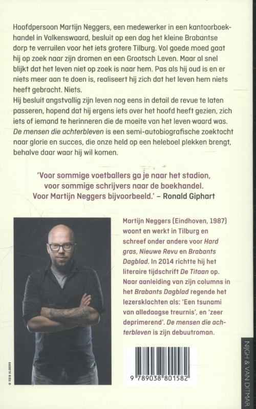 De mensen die achterbleven achterkant