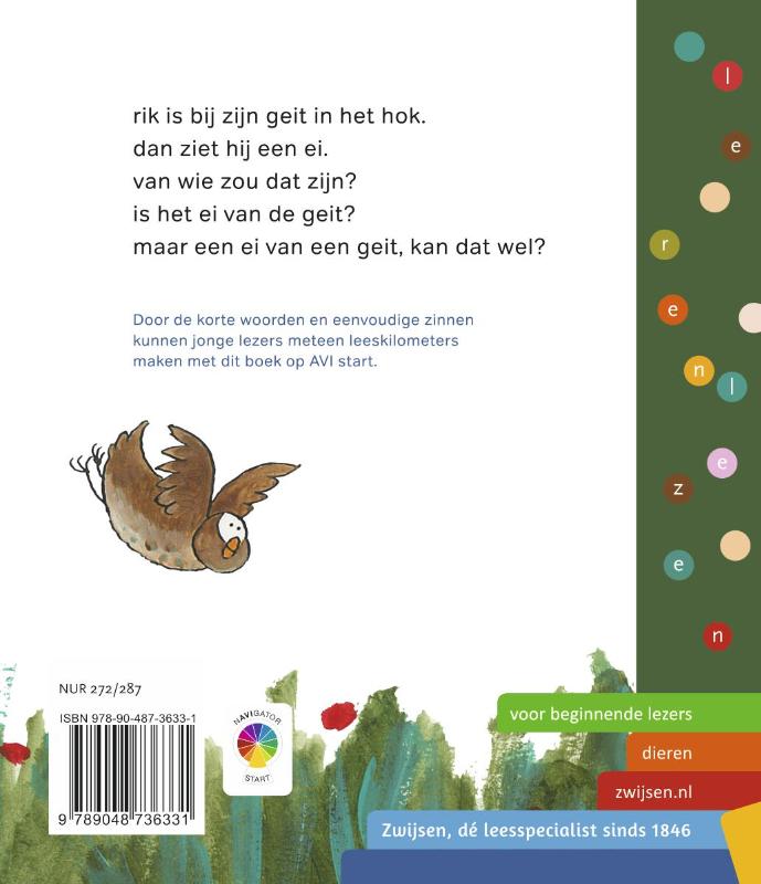 een ei van een geit? / Leren lezen AVI start achterkant