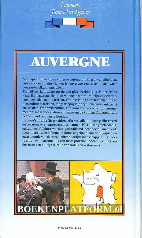 Auvergne / Lannoo's Franse streekgidsen achterkant