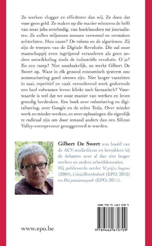 De mens, de robot, de arbeid achterkant