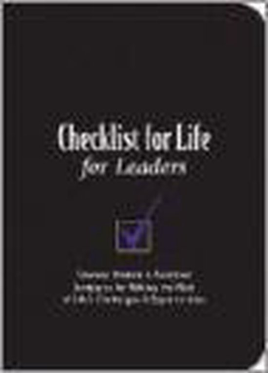 Checklist For Life For Leaders