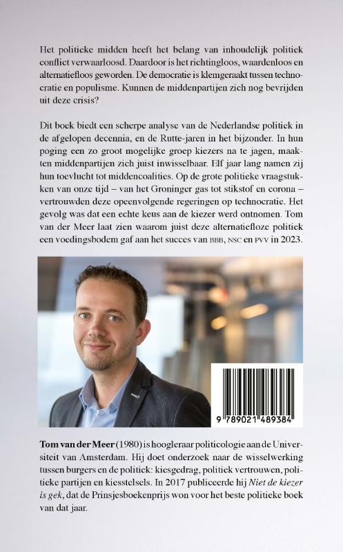 Waardenloze politiek achterkant