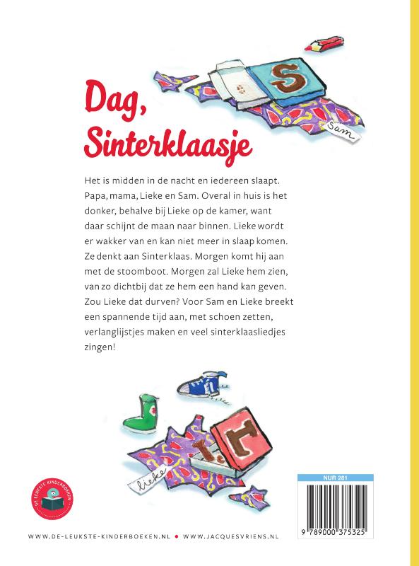 Dag, Sinterklaasje Dag, Sinterklaasje achterkant