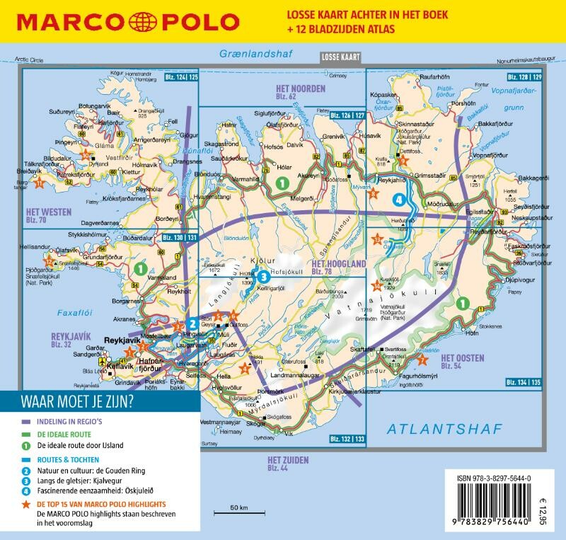 IJsland / Marco Polo achterkant