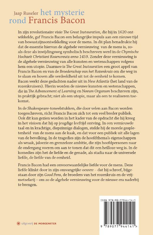 Het mysterie rond Francis Bacon achterkant
