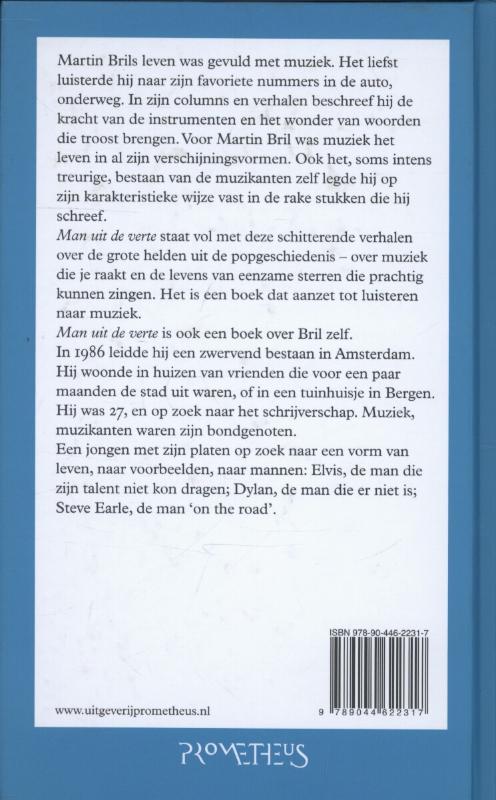 Man uit de verte achterkant