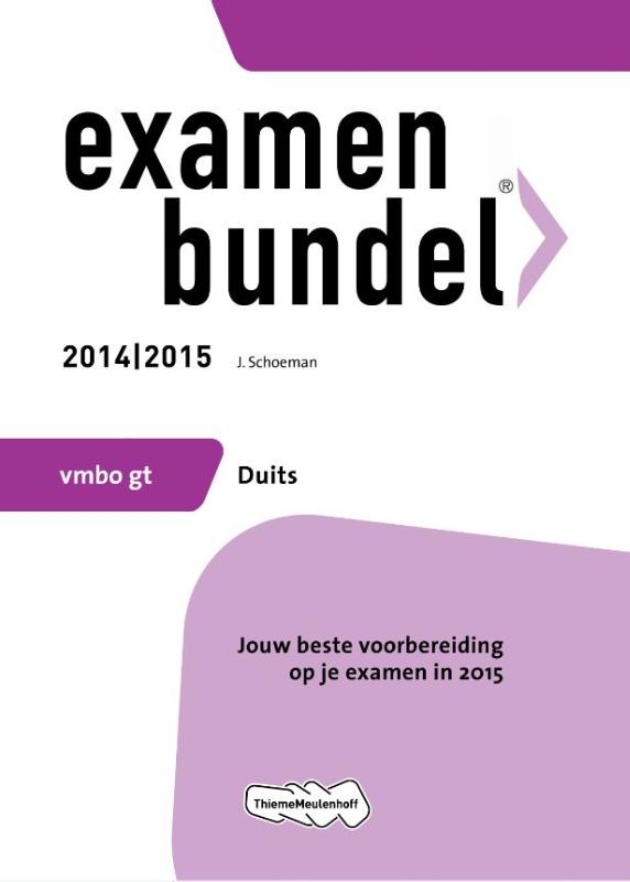 Duits / 2014/2015 vmbo gt / Examenbundel