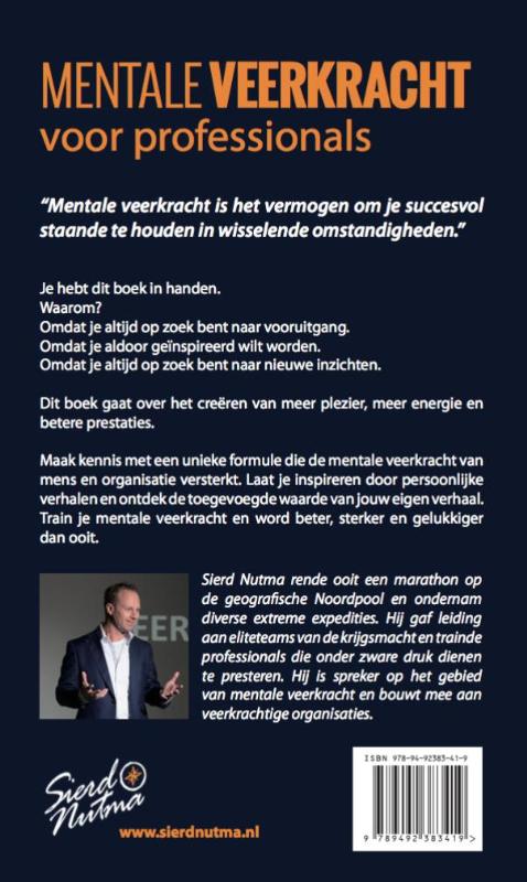 Mentale veerkracht voor professionals achterkant