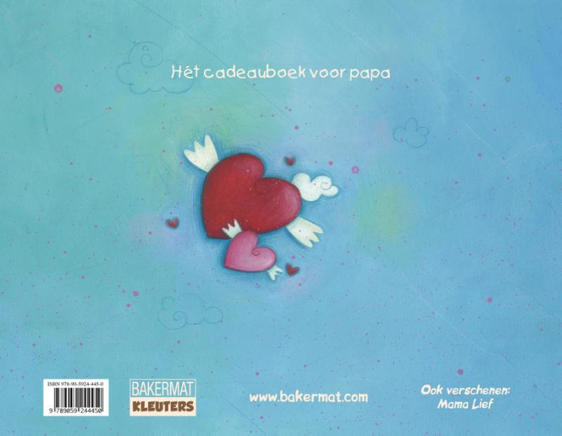 Papa held / Bakermat kleuters achterkant