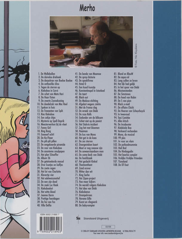 De DT-fout / De Kiekeboes / 108 De DT-fout / De Kiekeboes / 108 achterkant