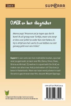 Omer en het vliegticket / Superrr / 6 achterkant