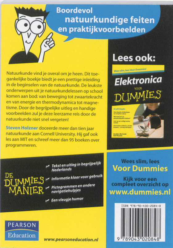 De kleine natuurkunde voor Dummies / Voor Dummies achterkant