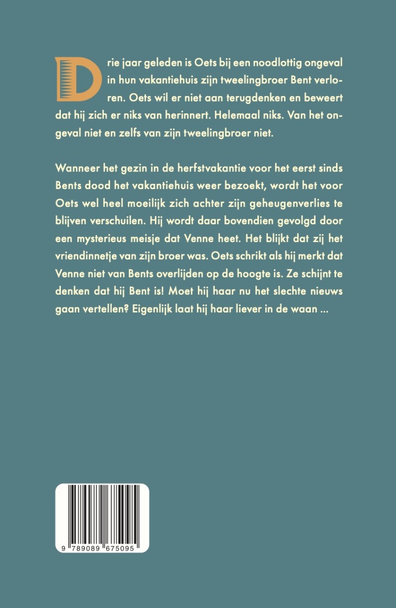 Het boek van Bent achterkant