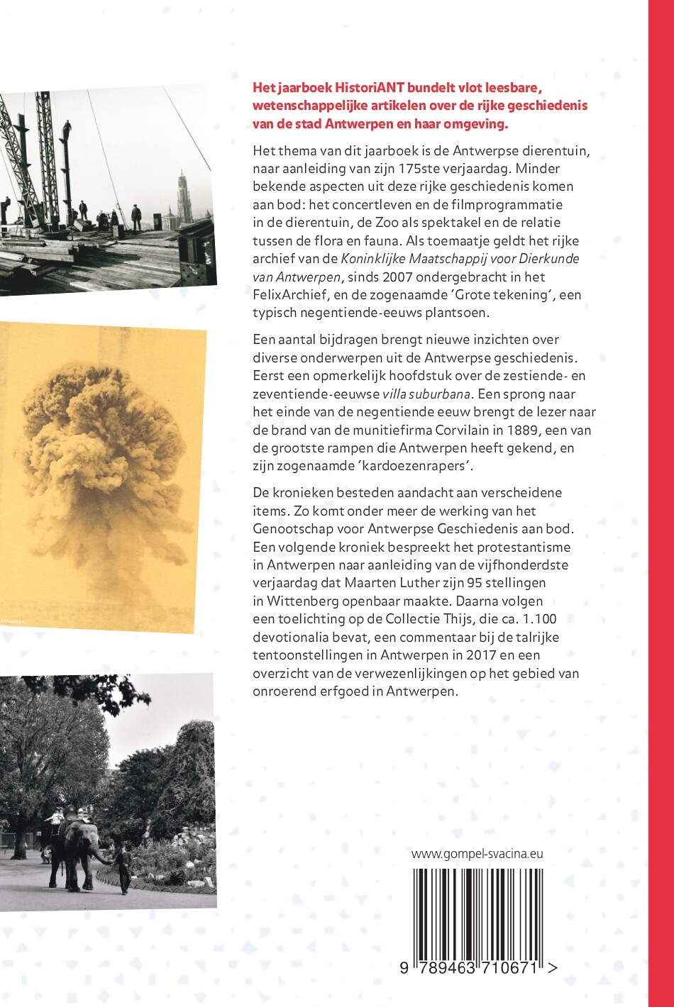 HistoriANT 2018-6. Jaarboek voor Antwerpse geschiedenis achterkant