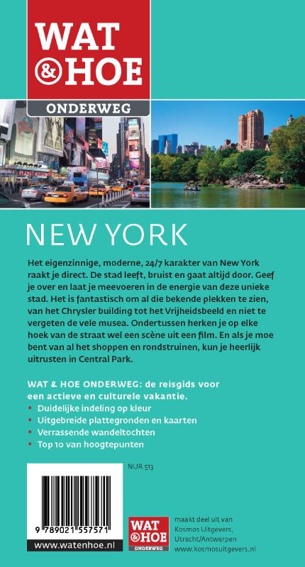 Wat & Hoe Onderweg New York / Wat & Hoe onderweg achterkant