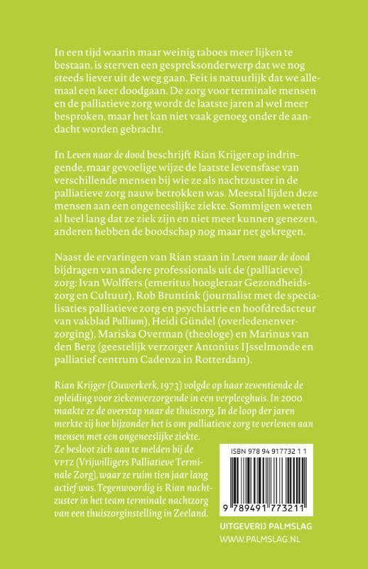 Leven naar de dood achterkant
