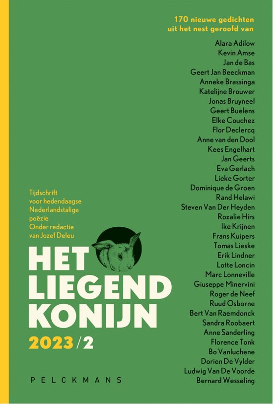 170 nieuwe gedichten uit het nest geroofd van ... / Het liegend konijn / 2023,2