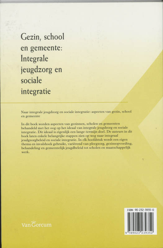 Gezin, School En Gemeente achterkant