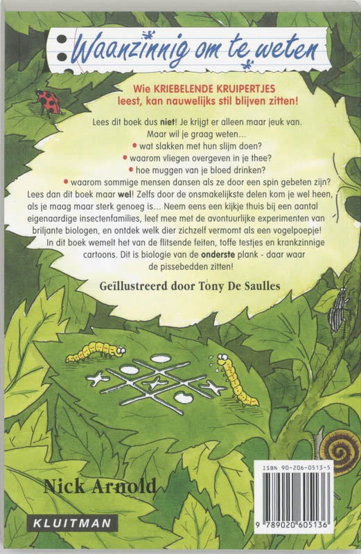 Kriebelende kruipertjes / Waanzinnig om te weten Kriebelende kruipertjes / Waanzinnig om te weten achterkant