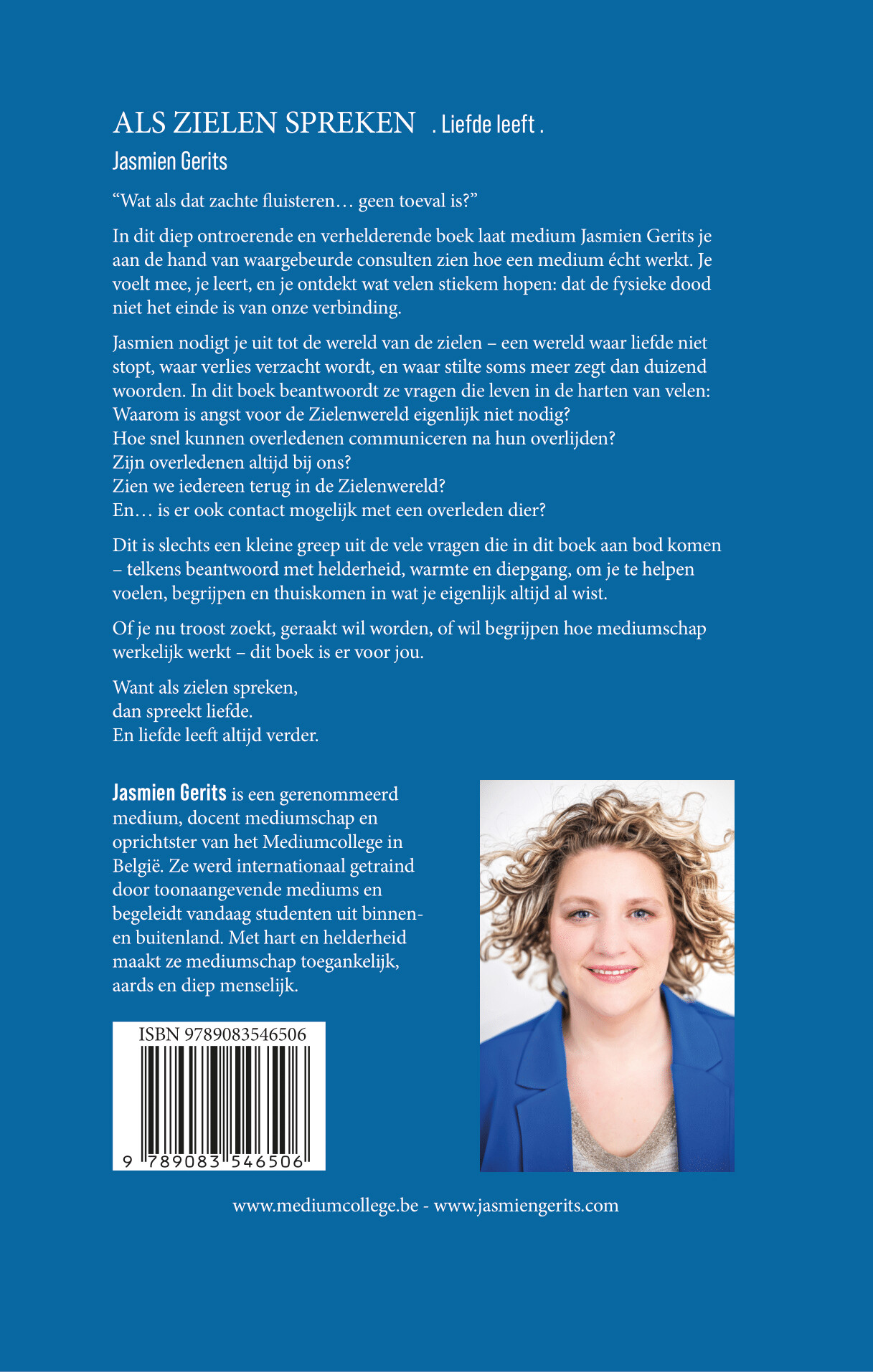 Als Zielen Spreken achterkant