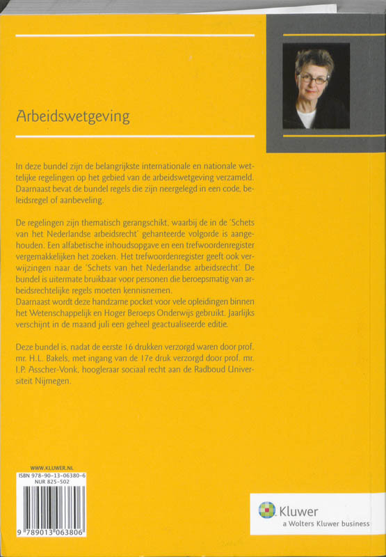 Arbeidswetgeving 2009/2010 achterkant