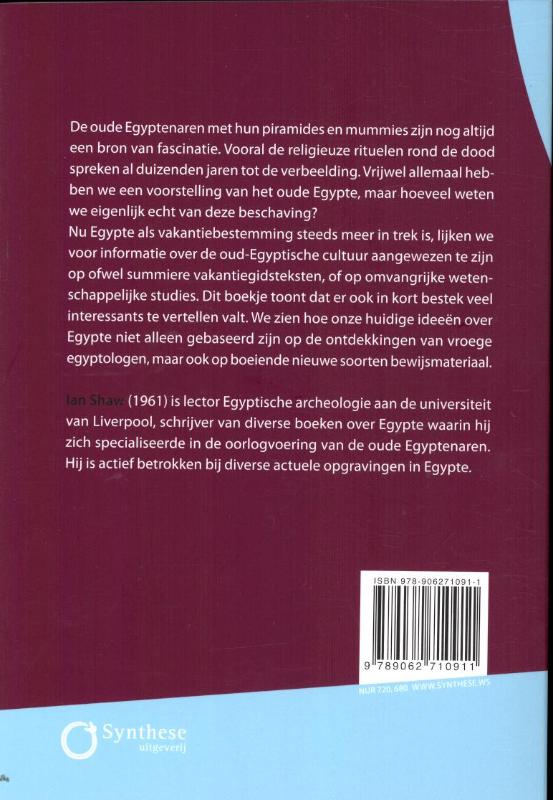 Het oude Egypte achterkant