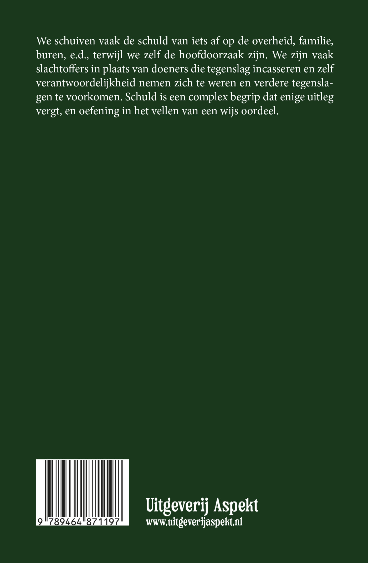 Eigen Schuld achterkant