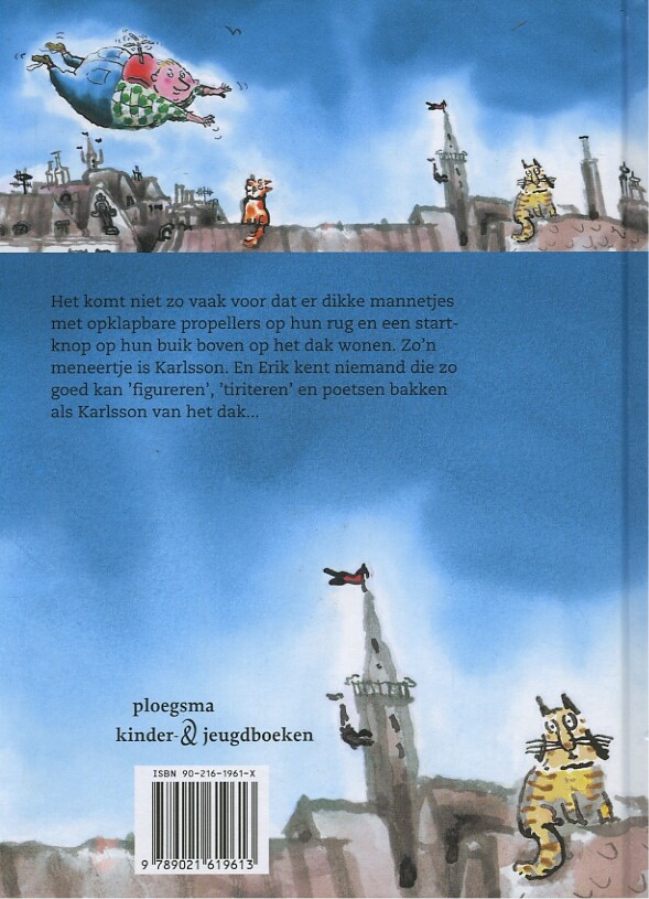 Karlsson van het dak / Astrid Lindgren Bibliotheek / 4 achterkant