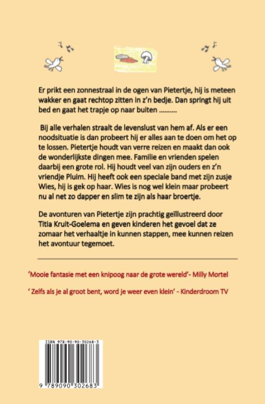 De avonturen van Pietertje 1 achterkant