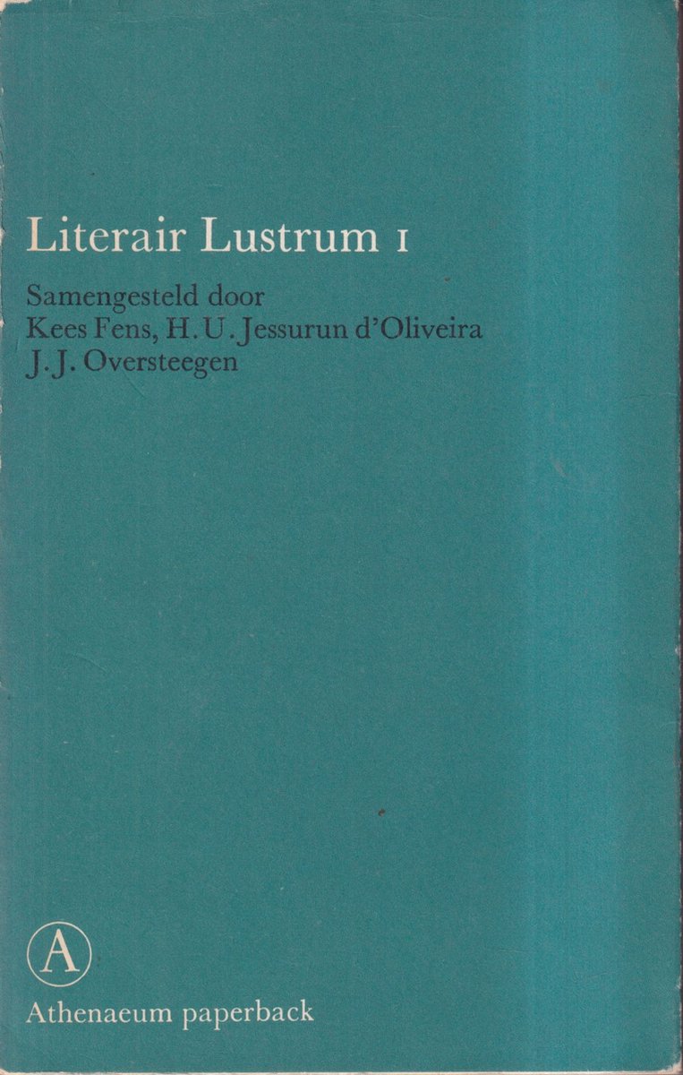 Literair lustrum 1 / Kees Fens - literair lustrum / 1