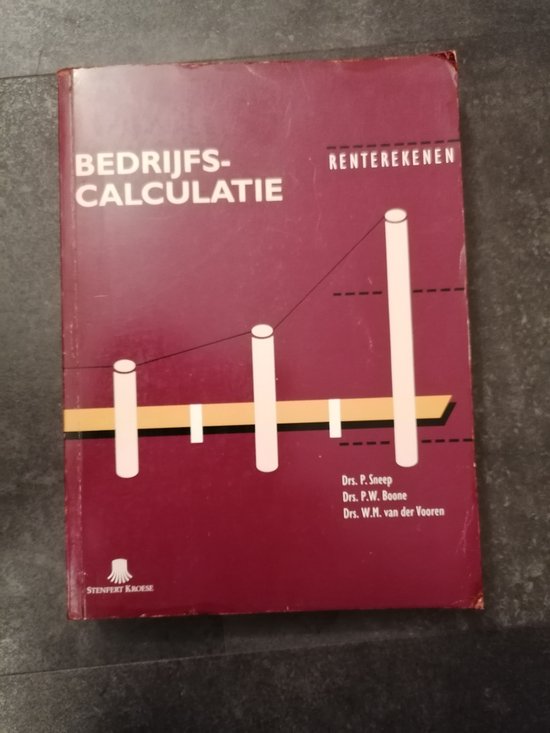 BEDRIJFSCALCULATIE 1 RENTEREKENEN