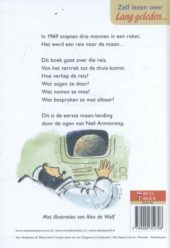 De man op de maan / Lang geleden achterkant