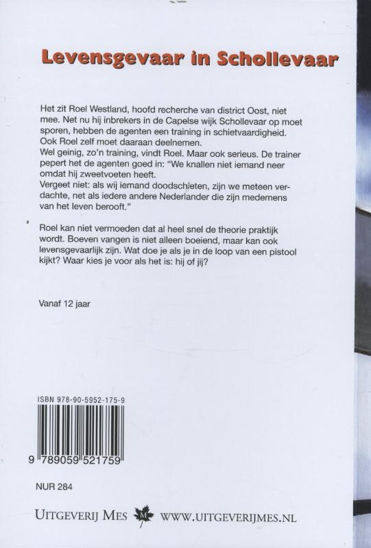 Levensgevaar in schollevaar achterkant