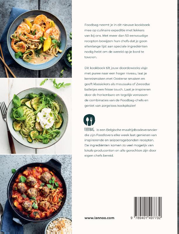 Werelds koken achterkant
