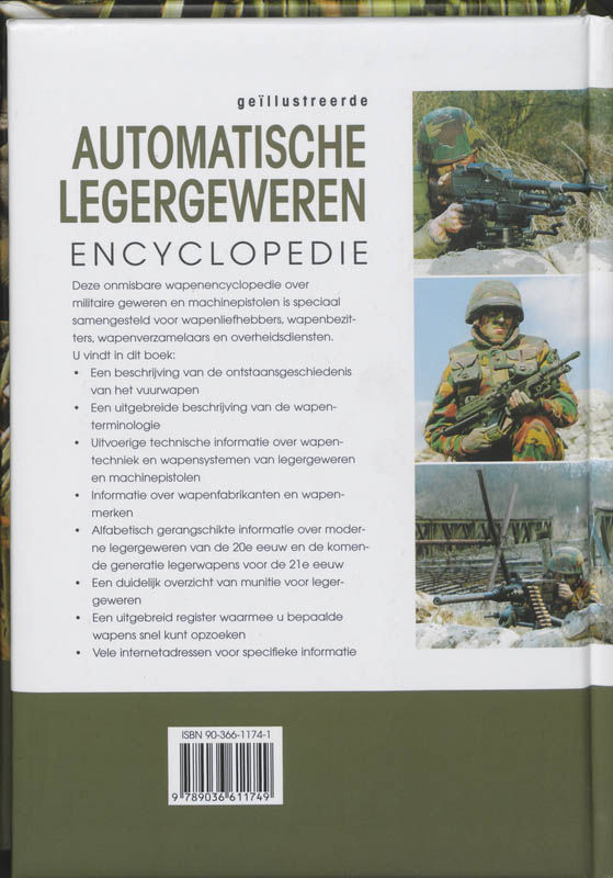 Geillustreerde legergeweren encyclopedie achterkant