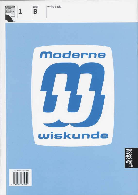 Moderne Wiskunde / 1B Vmbo Basis / Deel Uitwerkingen achterkant