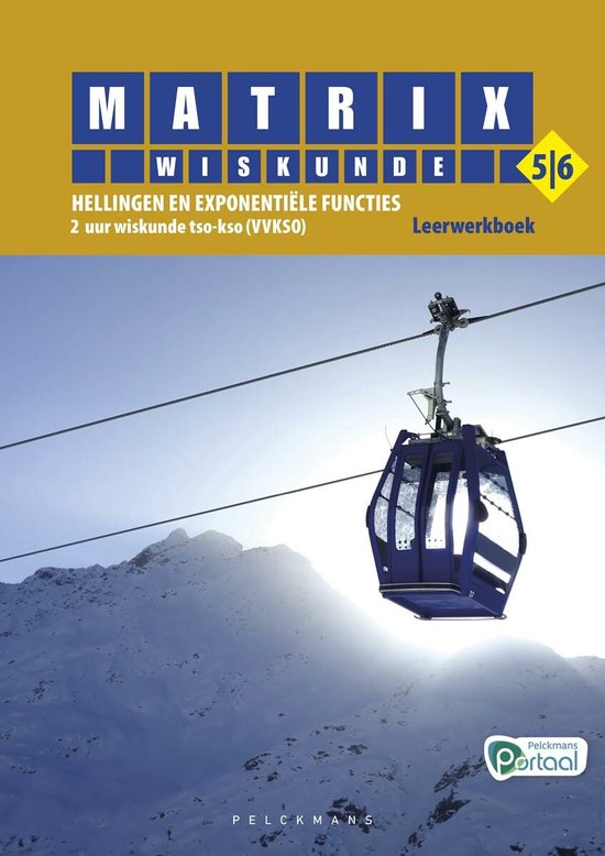 boekenbalie_9789028979406_cover Hellingen en exponentiële functies 2 uur wiskunde / Matrix Wiskunde 5/6 / HB