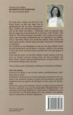 De roep in de woestijn achterkant