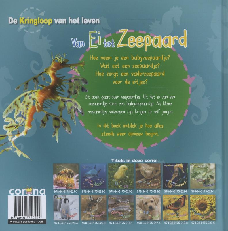 Van ei tot zeepaardje / De Kringloop van het Leven achterkant