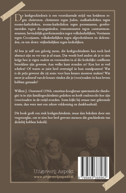 Om het ware geloof achterkant