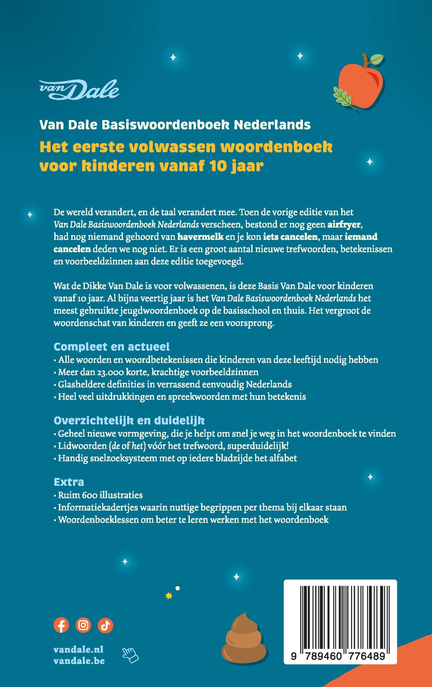 Van Dale basiswoordenboek Nederlands achterkant