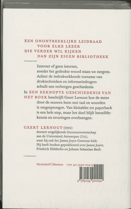 Boek achterkant