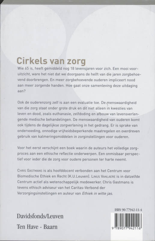 Cirkels van zorg achterkant