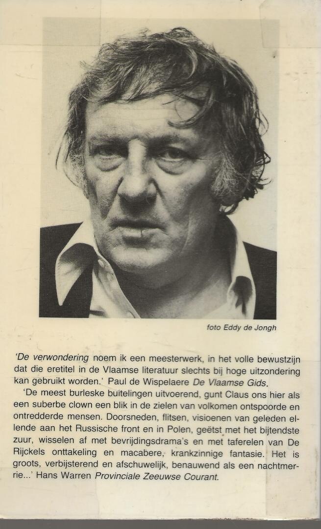 De verwondering / BBLiterair achterkant