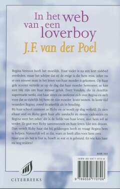 In het web van een loverboy / Citerreeks achterkant