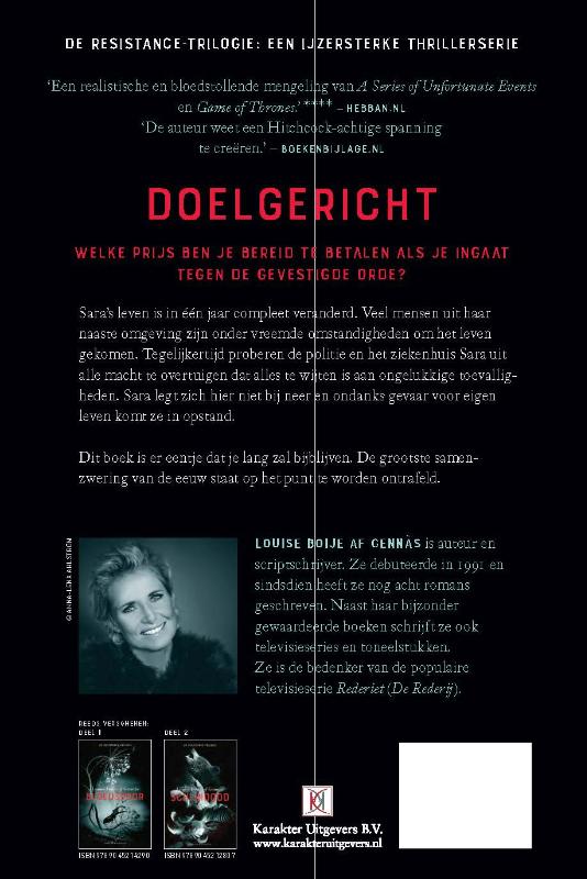 Doelgericht / De Resistance-trilogie / 3 Doelgericht / De Resistance-trilogie / 3 achterkant