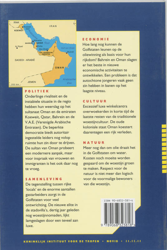 Oman en de emiraten aan de Golf / Landenreeks achterkant