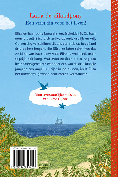 Gevaar in de duinen / Mijn pony en ik / 2 achterkant