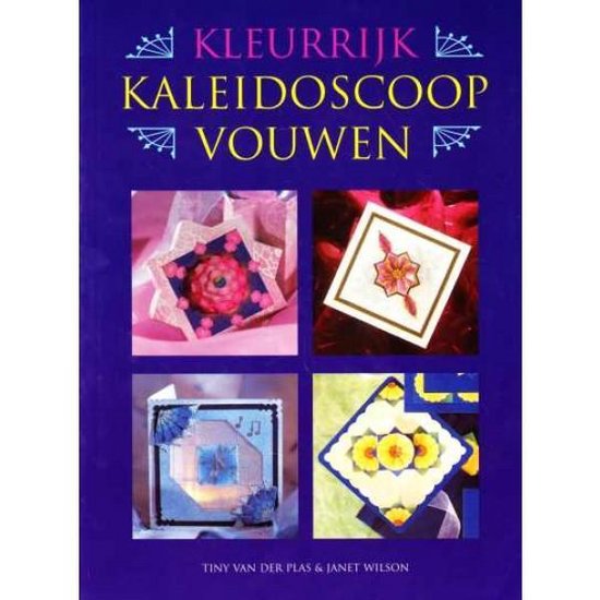Kleurrijk kaleidoscoopvouwen