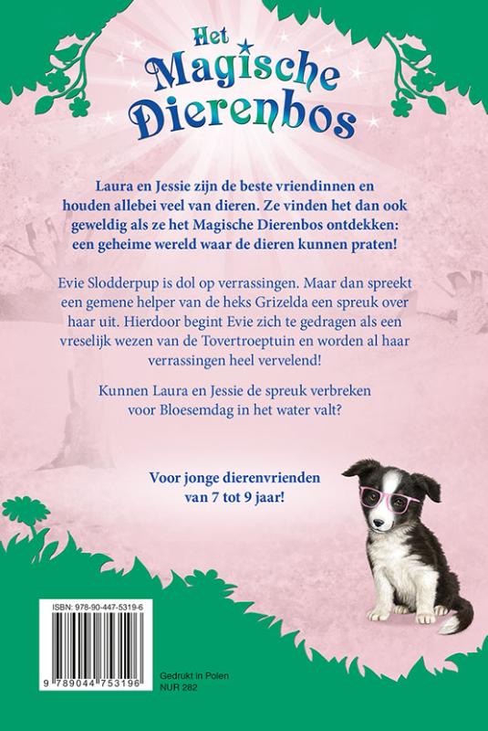 Evie, de snoezige puppy / Het magische dierenbos / 0 achterkant